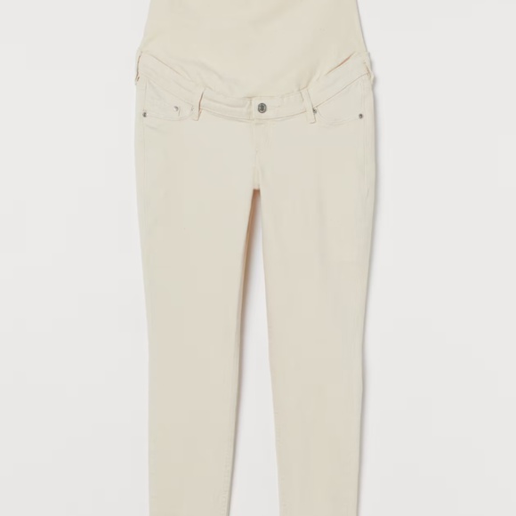 NWOT H&M MATERNITY MAMA SKINNY ANKLE JEANS MEDIUM - Picture 1 of 5